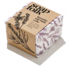 Soap Folk Lavender Salt Bath Cube - 150g