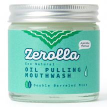 Zerolla Eco Natural Oil Pulling Mouthwash - Fluoride Free - Double Mint - 60ml