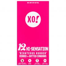 XO! Hi-Sensation Vegan Condoms - Pack of 12