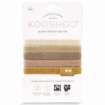 Kooshoo Plastic Free Hair Ties - Blond - Pack of 5