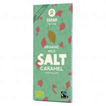 Oxfam Fair Trade Organic Milk Chocolate Salt Caramel - 100g