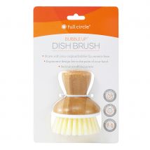 Full Circle Bubble Up Dish Brush - White