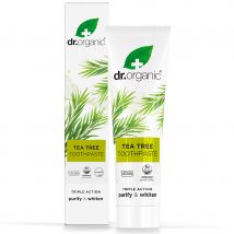 Dr Organic Tea Tree Toothpaste with Fluoride - 100ml