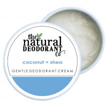 Natural Deodorant Co Gentle Unscented Deodorant Cream Mini - Coconut & Shea - 10g