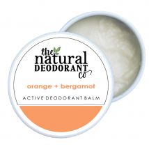 Natural Deodorant Co Active Deodorant Balm Mini - Orange & Bergamot - 10g