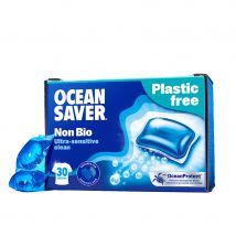 OceanSaver Plastic Free Non-Bio Laundry Eco Caps - Ocean Mist - 30 Washes