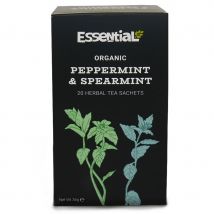Essential Trading Organic Peppermint & Spearmint Herbal Tea Infusion - 20 Bags