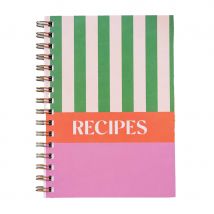 Good Tuesday A5 Cabana Stripe Recipe Journal