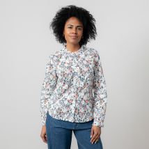 Lily & Me Ecru Rachel Frill Blouse