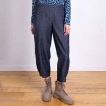 Nomads Elastic Hem Trousers - Chambray