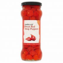 Cooks & Co Sweet Red Drop Peppers - 235g