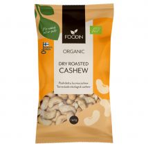 Foodin Organic Dry Roasted Cashews - 140g
