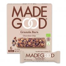 MadeGood Granola Bar Chocolate Chip - 6 x 24g