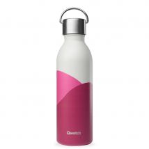 Qwetch Insulated Stainless Steel 'Active' Bottle - Horizon Garnet - 600ml
