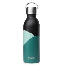 Qwetch Insulated Stainless Steel 'Active' Bottle - Horizon Black - 600ml