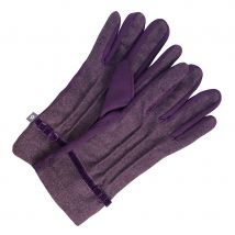 Fair Trade Plain Gloves - Aubergine