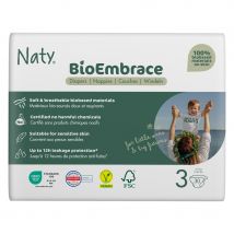 Naty BioEmbrace Disposable Nappies Size 3 - Midi - Pack of 30