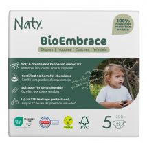 Naty BioEmbrace Disposable Nappies Size 5 - Junior - Pack of 22