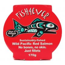 Fish 4 Ever Wild Pacific Red Salmon - Filleted - 170g