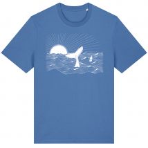 Frank & Faith Whale T-Shirt - Bright Blue