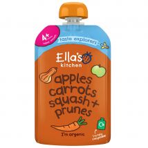 Ella's Kitchen Butternut Squash  Carrot  Apple and Prune Puree - 120g