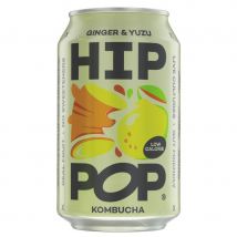 Hip Pop Ginger & Yuzu Kombucha - 330ml