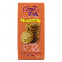 Sweet FA Gluten Free Cookies - Cranberry & Orange - 125g