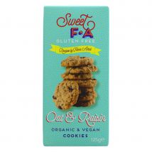 Sweet FA Gluten Free Cookies - Oat & Raisin - 125g