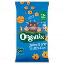 Organix Cheese & Onion Gruffalo Claws - Pack of 4 - 15g
