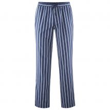 Klemens Organic Cotton Pyjama Bottoms - Navy Stripe
