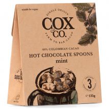 Cox & Co Hot Chocolate Spoons - Mint - 135g