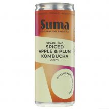 Suma Organic Sparkling Kombucha - Apple  Plum & Cinnamon - 250ml