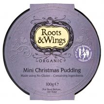 Roots & Wings Organic Gluten Free Mini Christmas Pudding - 100g