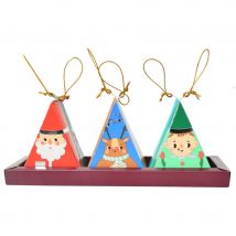 English Tea Shop Christmas Tree Collection - 6 Pyramid Wedge Tea Bags