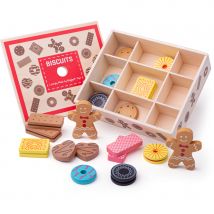 Bigjigs Toys Wooden Box of Biscuits
