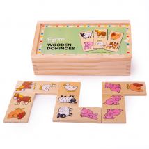 Bigjigs Toys Wooden Farm Dominoes