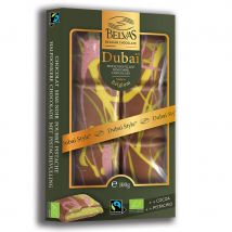 Belvas Dubai Pistachio Filled Semi Dark Chocolate - 100g