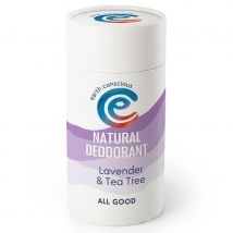 Earth Conscious Natural Deodorant Stick - Lavender & Tea Tree - 90g