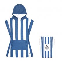 Dock & Bay Kids Poncho - Whitsunday Blue - 3-5y