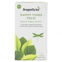 Dragonfly Tea Organic Happy Times Tulsi - 20 bags