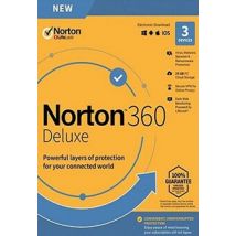 Norton 360 Deluxe - (3 Devices, 1 Year) - Symantec Key EUROPE