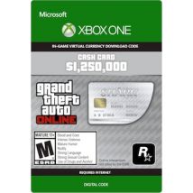 Grand Theft Auto Online: Great White Shark Cash Card 1 250 000 Xbox Live Key GLOBAL