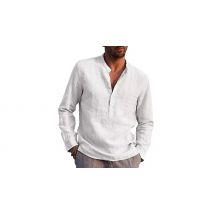 Men's Long Sleeve Casual Shirt - 7 Colours & 5 Sizes