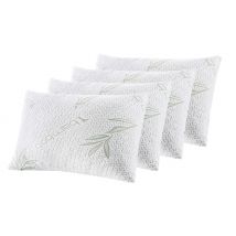 4-Pack of Bamboo Memory Foam Pillows