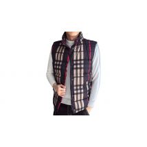 Men's Plaid Button-Up Winter Gilet - 3 Colours, 6 Sizes!