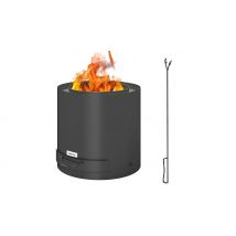 Outsunny Metal Wood-Burning Fire Pit