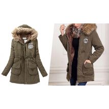 Faux Fur Lined Parka Coat - 3 Sizes & 4 Colours