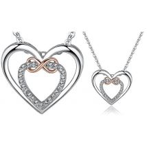 Swarovski Elements 'Infinity' Heart Necklace
