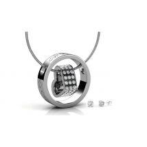 Eternal Heart Duo Necklace & Earring Gift Set - 3 Colours