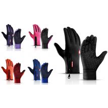 Touchscreen Waterproof Non-Slip Thermal Gloves - 6 Colours & 4 Sizes